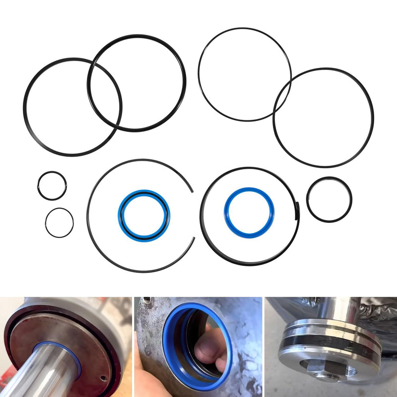 5.0" Bore x 2.0" Rod Hydraulic Log Splitter Cylinder Rebuild Seal Kit