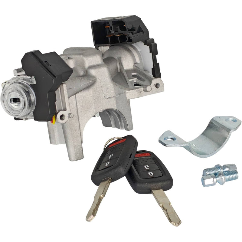DURAFORCE 39730-T2A-A0 Ignition Lock Cylinder Switch for Honda Engine 2 Remote Keys
