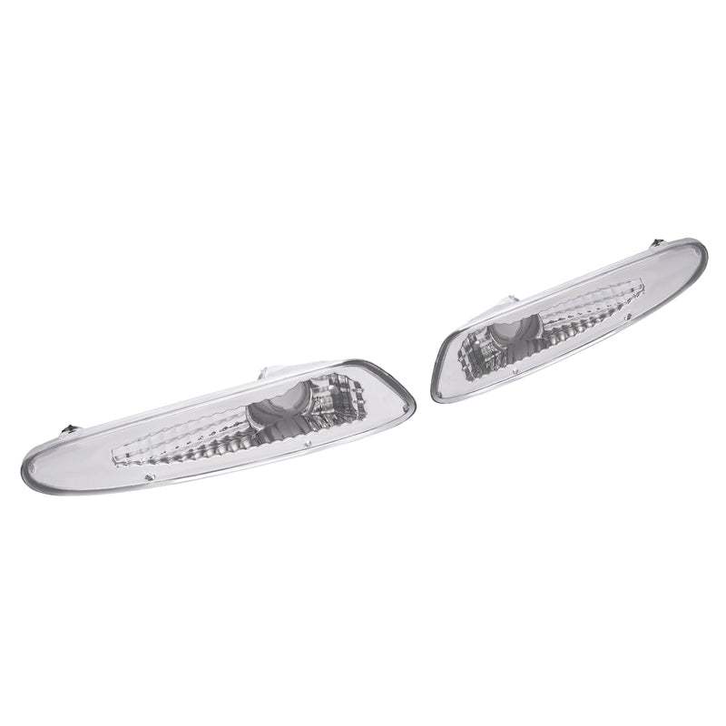 Clear Bumper Side Marker Lights for Mercedes Benz R230 SL Class 2003-2006 Pair