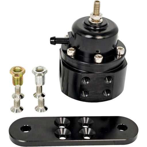 DURAFORCE 25-302BK Fuel Pressure Regulator Kit for Holley Up To 1000HP PSI 25302BK