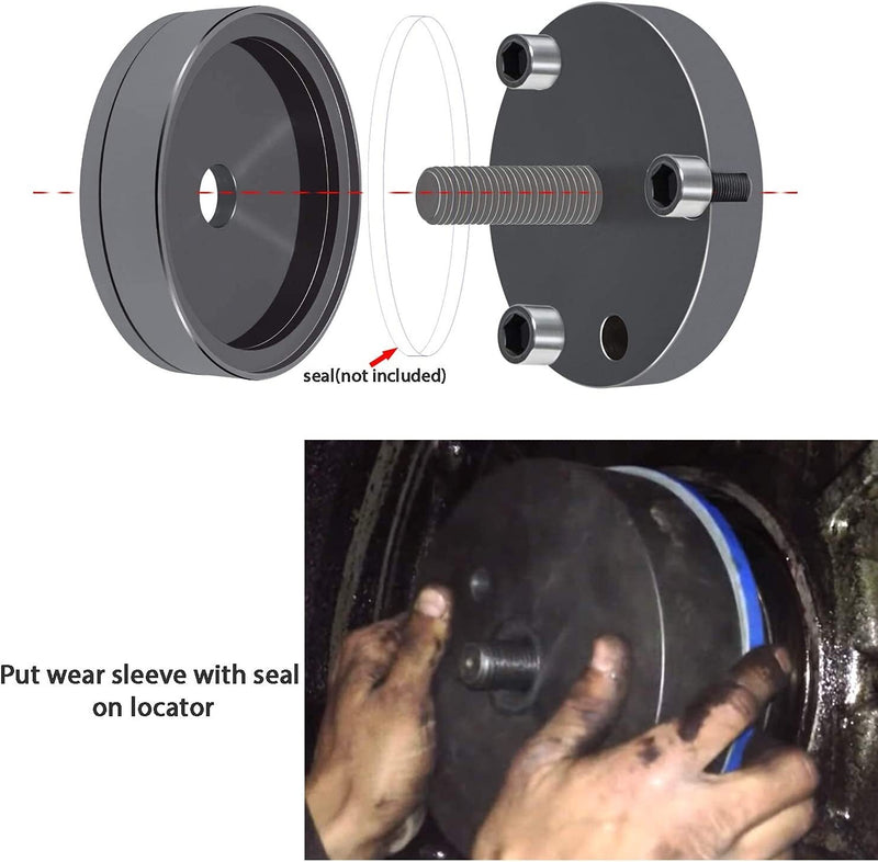 Front & Rear Crankshaft Seal Wear Sleeve Installer for CAT 3406 3408 C-15 Diesel