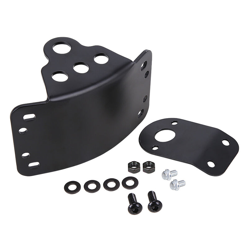 License Plate Holder Side Mount Bracket for Harley Honda Motorcycle Universal