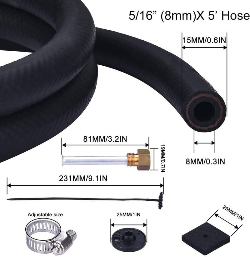 8 Rows Aluminum Remote Transmission Oil Cooler Radiator Converter Kit