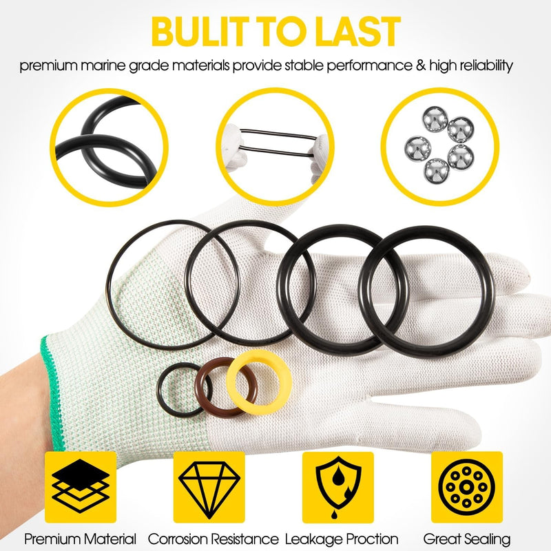 813432A3 Trim Tilt Cylinder Rebuild Seal Kit for Mercury Mariner Force 40-120HP