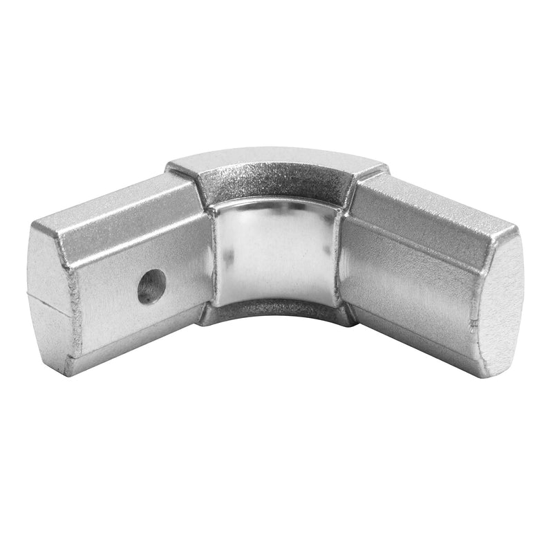 90 Degree Aluminum Arm Corner Joint for Dump Truck Tarp System Silver Pair