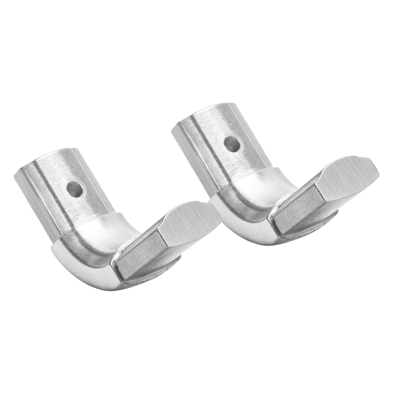 90 Degree Aluminum Arm Corner Joint for Dump Truck Tarp System Silver Pair