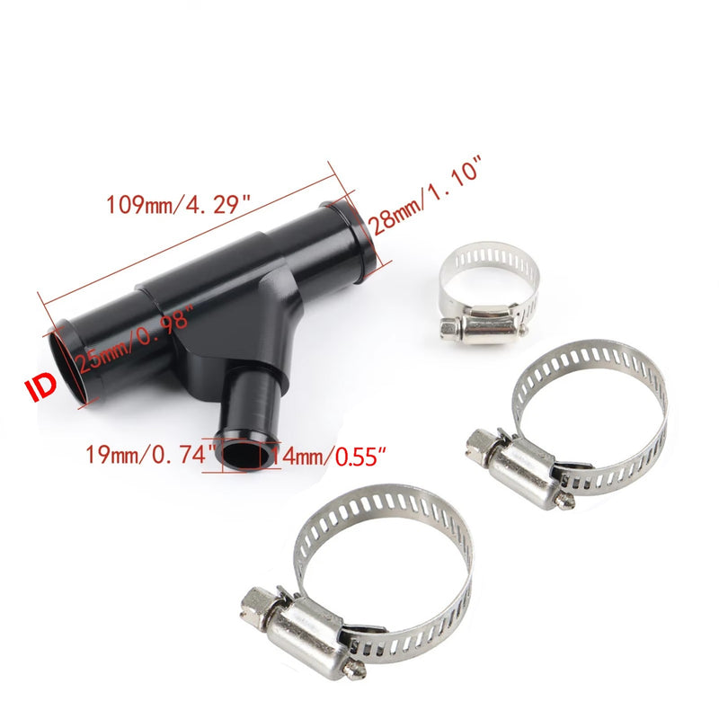Weldless Radiator Coolant Y Pipe with Clamps for Ford F250 F550 Super Duty 6.0L