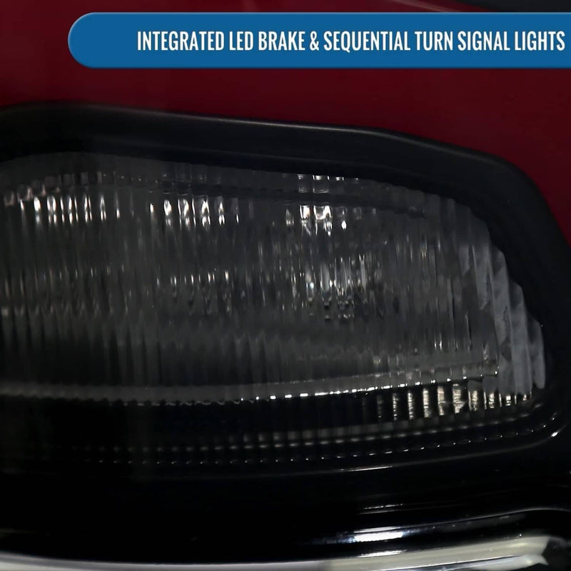 2Pcs LED Tail Light for Dodge Ram 1500 2500 3500 2009-2018 Smoke Lens
