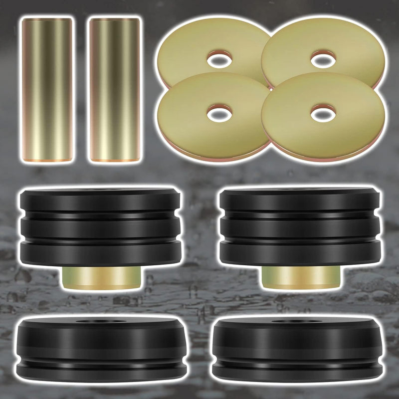 9.4102G Universal Polyurethane Body Mounts Bushings Isolators Black 10-Pack