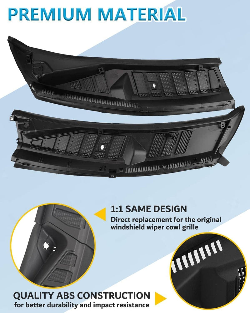 FL3Z-15022A68-D Windshield Wiper Cowl Grille for Ford F150 F-150 2015-2020