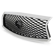 DURAFORCE For 2014 2015 2016 2017 Infiniti Q50 Chrome Front Bumper Grille Grill Assembly