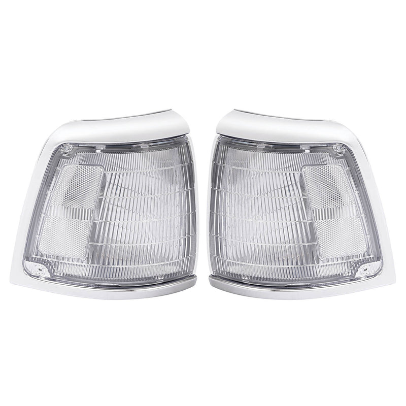 Clear Lens Front Corner Lights Lamps for Toyota Pickup Truck 2WD 1992-1995 Pair