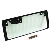 DURAFORCE Rear Back Heated Window Tempered Glass Light Green for Jeep Wrangler JK 2011-17