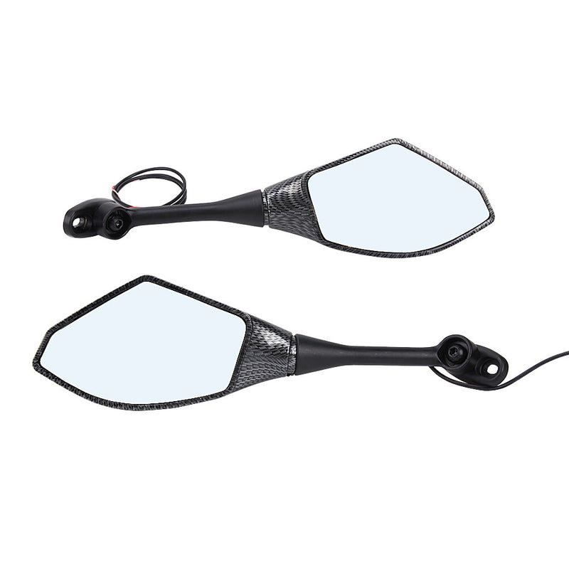 LED Turn Signal Integrated Rear View Mirrors for Suzuki Katana GSXR 600