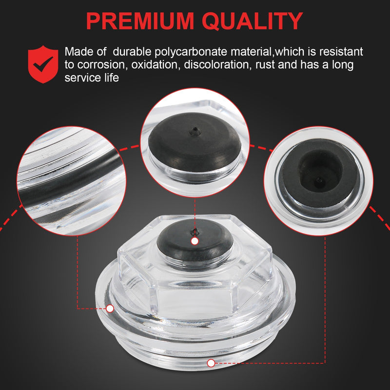 4PCS 8K 2-7/8" Oil Bath Caps Trailer Axle for Dexter 21-35 LCI 8000# Replacement