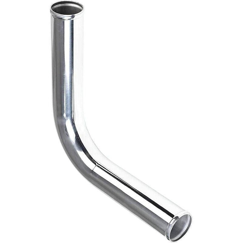 Universal 2" Inch Polished Intercooler Pipe Kit Silicone Hose Clamp