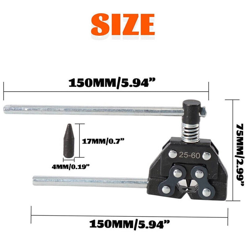 25-60 Chain Detacher Breaker Roller Chain Tool Kit for Motorcycle Go-Kart ATV