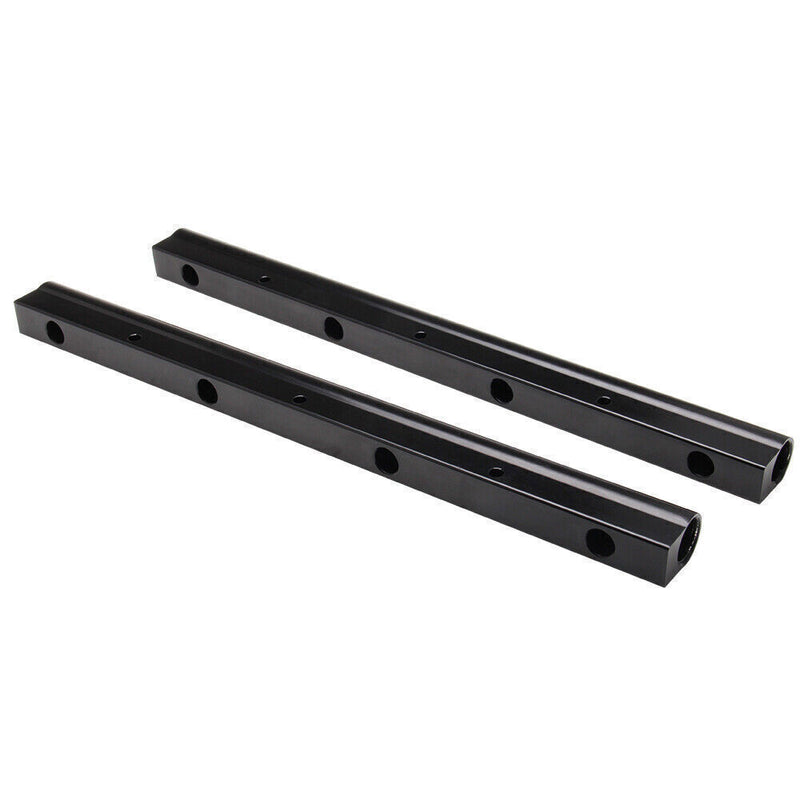 Billet Fuel Rail Kit for LS LS1 LS2 LS3 LS6 Intake Manifold with Hardware Black