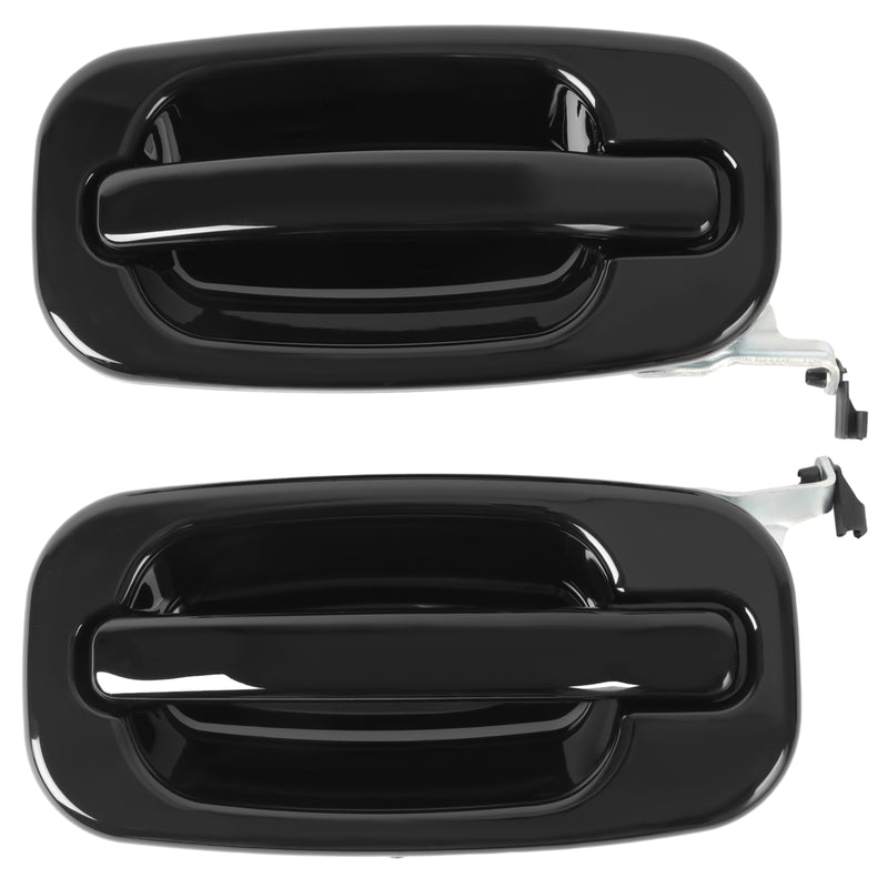 Rear Left Right Outside Door Handles for Silverado Sierra 1500 2500 99-06 2PCS