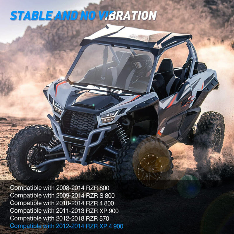 UTV Full Windshield for Polaris RZR XP 4 900 2012 2013 2014 Polycarbonate
