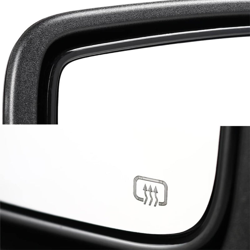 Manual Fold Heated Mirror Left Driver for Dodge Ram 1500 2013-2019 Temp Sensor
