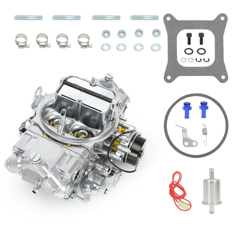 750 CFM Double Pumper 4 Barrel Carburetor E-Choke for Holley Quickfuel Brawler
