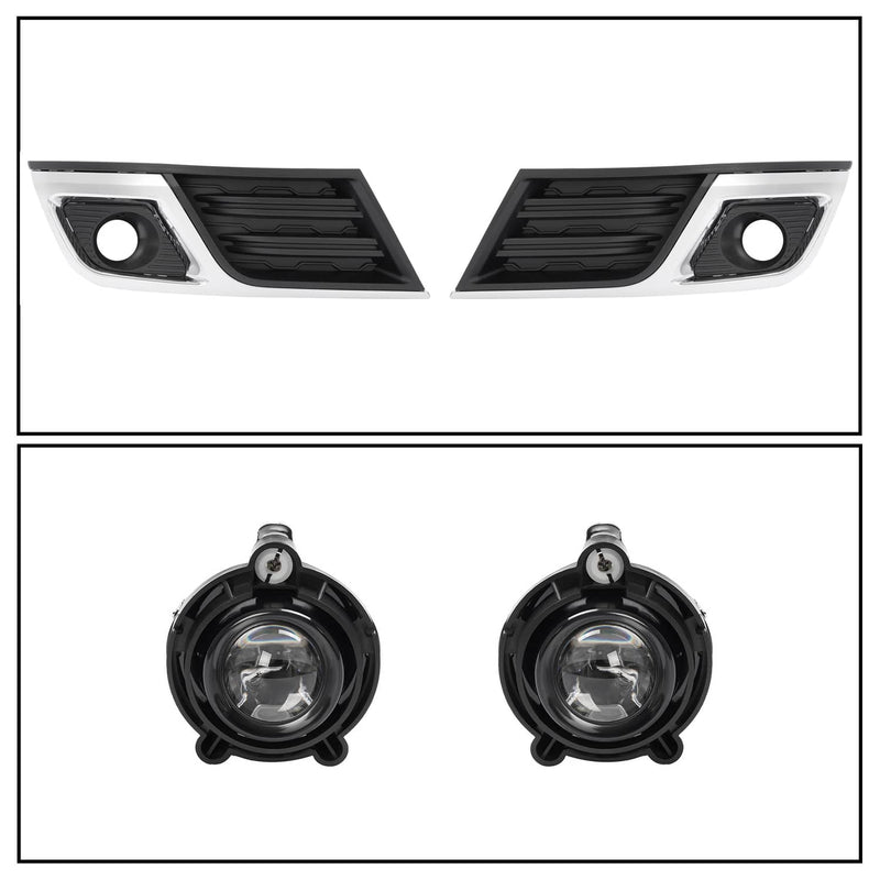 DURAFORCE Driving Fog Lights With Bezels for Chevrolet Traverse 2013-2017 Left Right