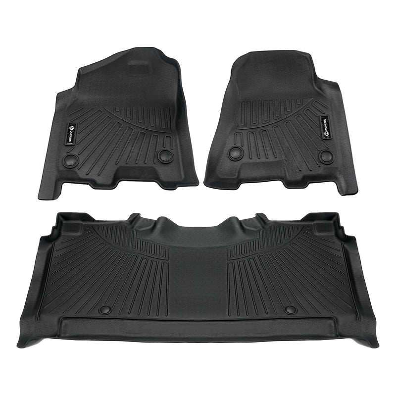 Floor Mats for Dodge Ram 1500 Crew Cab 2019-2024 New Body Not Classic Models
