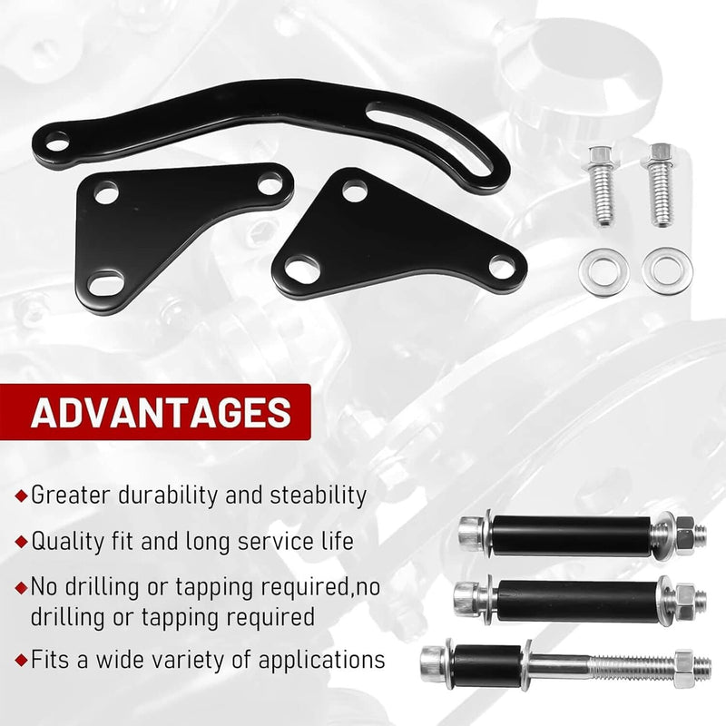 Power Steering Pump Mounting Bracket for GM Chevy 350 Saginaw SB SBC SWP LWP