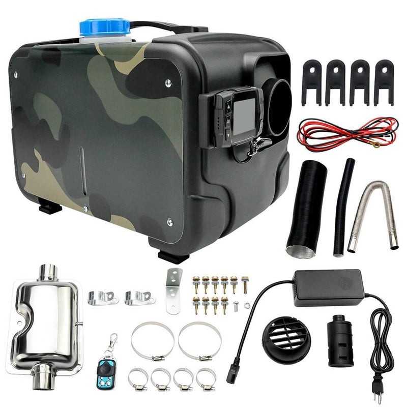 8KW Diesel Air Heater All in One 12V/24V 110V Bluetooth APP Remote Control Car