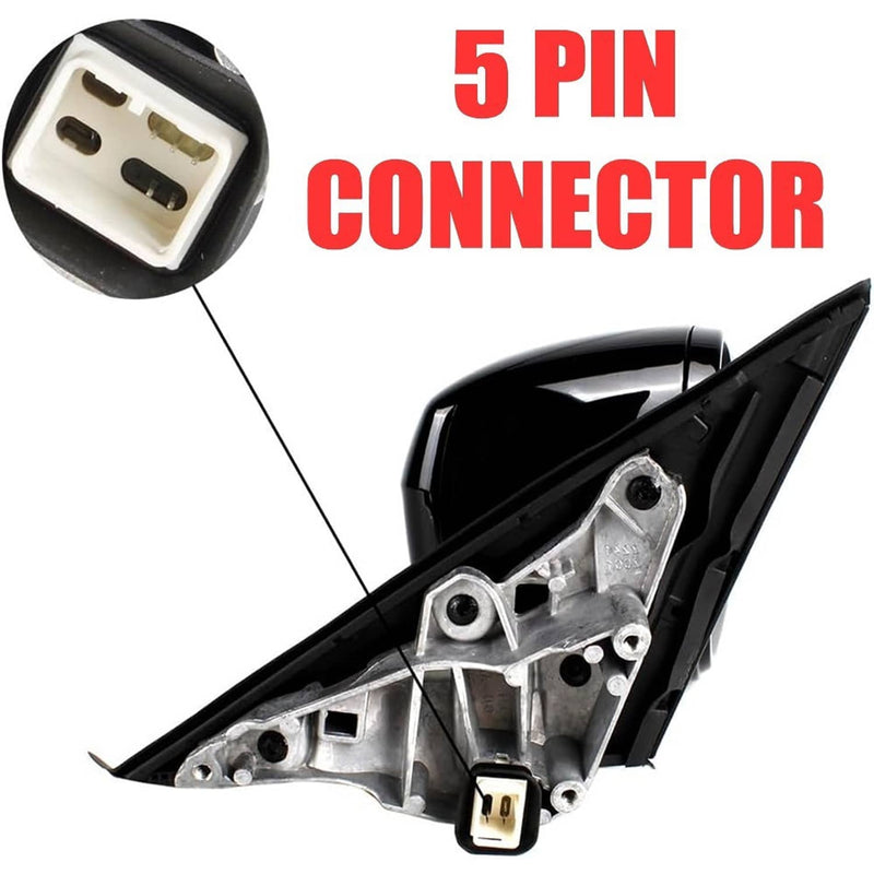 Passenger Side Mirror Blind Spot for BMW 320i 330i 330e 2019-2023 Black