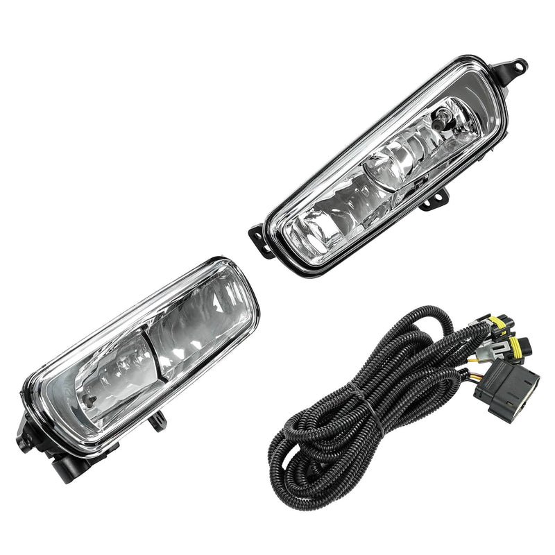 DURAFORCE Fog Lights W/Bulb Clear Lens for Ford Transit 2020-2026 Focus 2015-18 LH&RH Pair