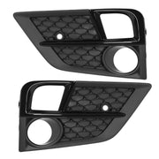 DURAFORCE Fog Light Cover Front Bumper Lamp Bezel for Honda Odyssey 2018-2020 Black Pair