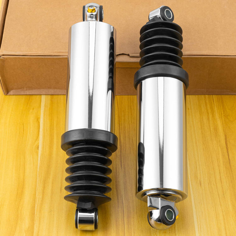 DURAFORCE Adjustable 12" Rear Air Shocks for Harley Road King Street Glide Electra Glide