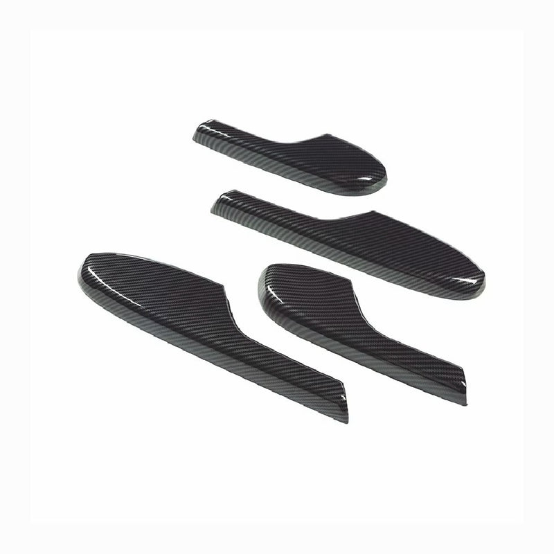 Carbon Fiber Interior Door Armrest Panel Trim Cover for Honda Civic 4x 2016-2020