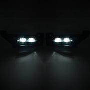 DURAFORCE LED Bumper Fog Lights Bezel Left Right Side for Chrysler 300 2015-2024