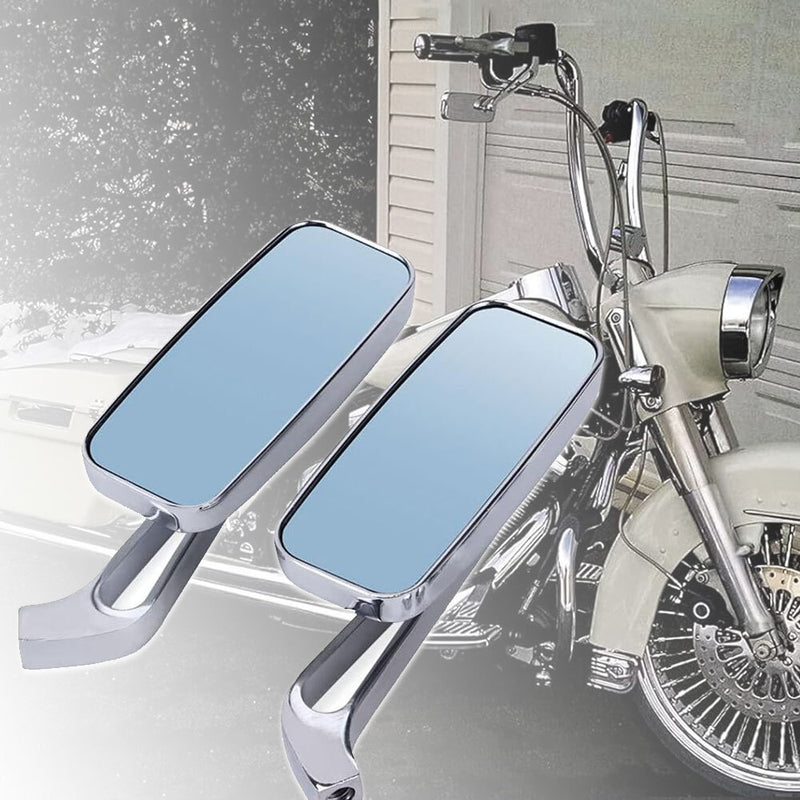 Chrome Rearview Mirrors for Harley Sportster Glide Motorcycle Universal