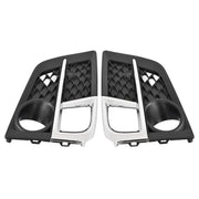 DURAFORCE Front Bumper Fog Lights Chrome Trim Covers for Honda Odyssey 2018-2020 Pair