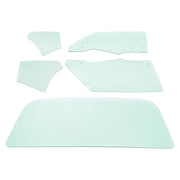 DURAFORCE Rear Side Window Glass for Chevrolet Chevelle 1970-1972 2 Door 5 Pcs