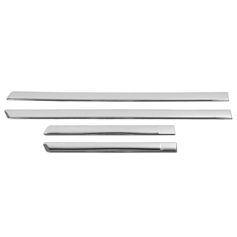 DURAFORCE Side Door Molding Trim Cover Kit for Jeep Grand Cherokee 2011-2013 Chrome