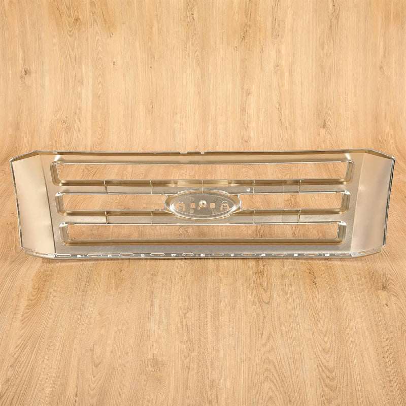 DURAFORCE Front Grille Assembly Chrome Shell And Insert for Ford Expedition 2007-2014
