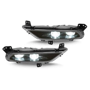 DURAFORCE LED Fog Lights for Chrysler 300 2015-2024 Front Driver Passenger Side Black