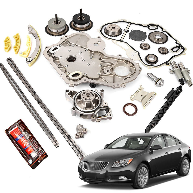 12621505 12655420 Timing Chain Kit Oil Water Pump 22 Pieces Replacement