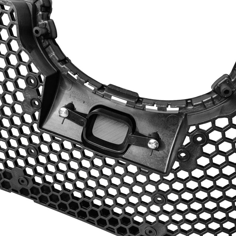 Fit 2019-21 Toyota Rav4 Front Bumper Honeycomb Chrome Trim Grille