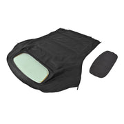 DURAFORCE Convertible Top Glass Window for Toyota Solara 2004-2009 08 Black Twill Vinyl