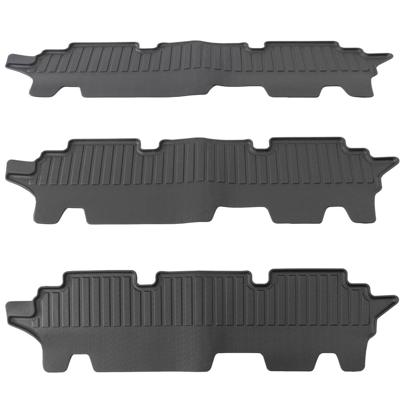 TPE Floor Mats for Dodge Grand Caravan 2008-2020 7 Seats All Weather Liner