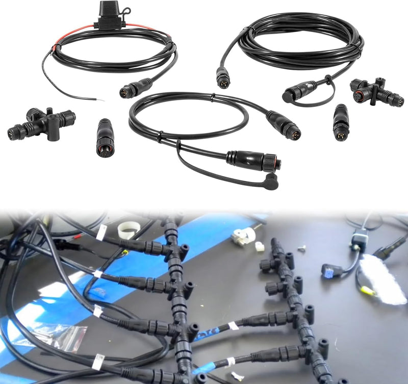 124-69 NMEA 2000 Network Starter Kit for Lowrance N2K-EXP-RD-2 Cable Kit