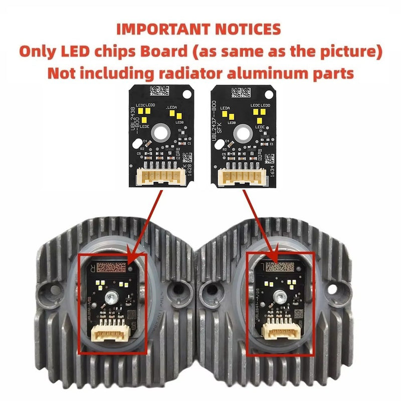 YELLOW DRL LED BOARDS for BMW G30 530i 540i F90 M5 17-20 DAYTIME RUNNING LIGHTS