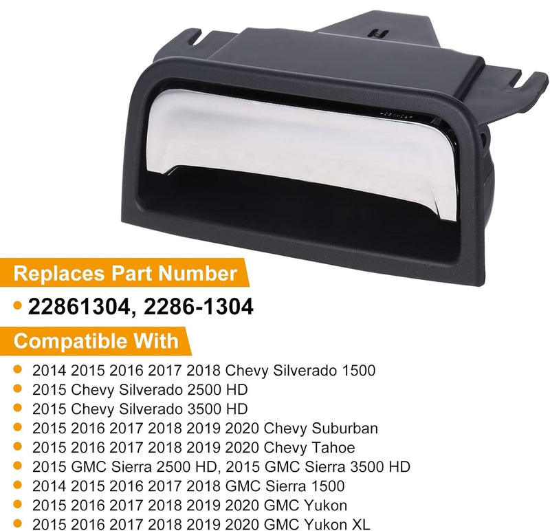 22861304 Center Console Armrest Latch Handle Plate for 2014-2020 Chevrolet GMC