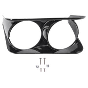 DURAFORCE Black Headlight Bezel Trim Passenger Side RH for Chevrolet C3 Corvette 1968-1982